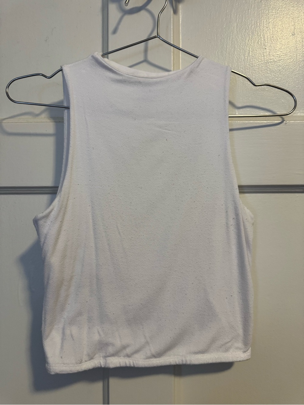 Fitted White Tank Top